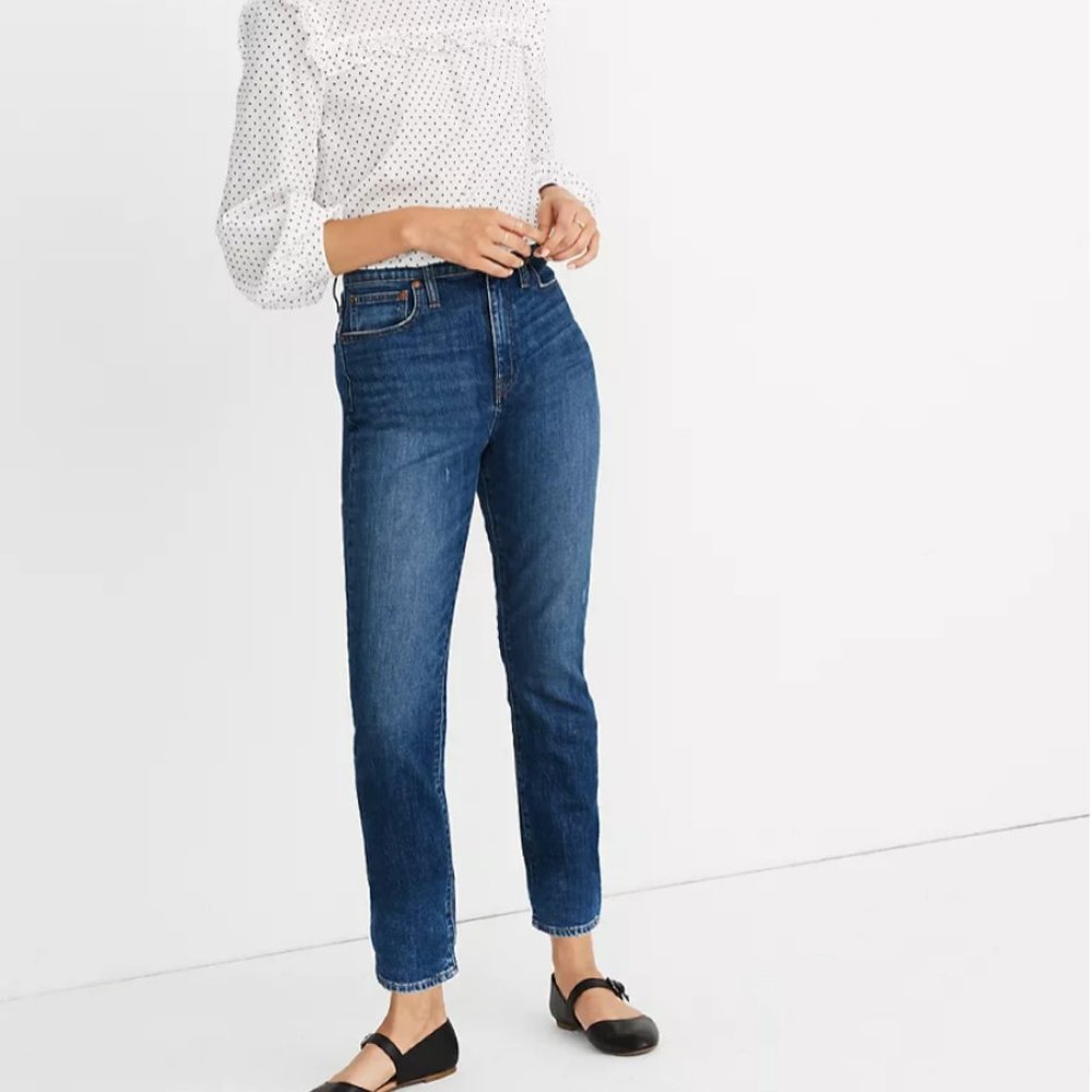 The High-Rise Slim Boyjean in Barksdale Wash